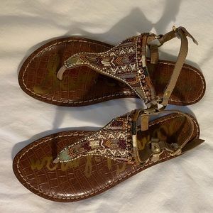 Sam Edelman Boho Beaded Sandals